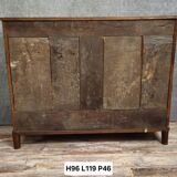 Antique carved solid wood buffet – Cherub decoration – 19th century