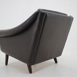 1960s Aage Christiansen ''Matador" leather danish armchair