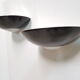 Pair of  wall light vintage metal  and opaline 70s