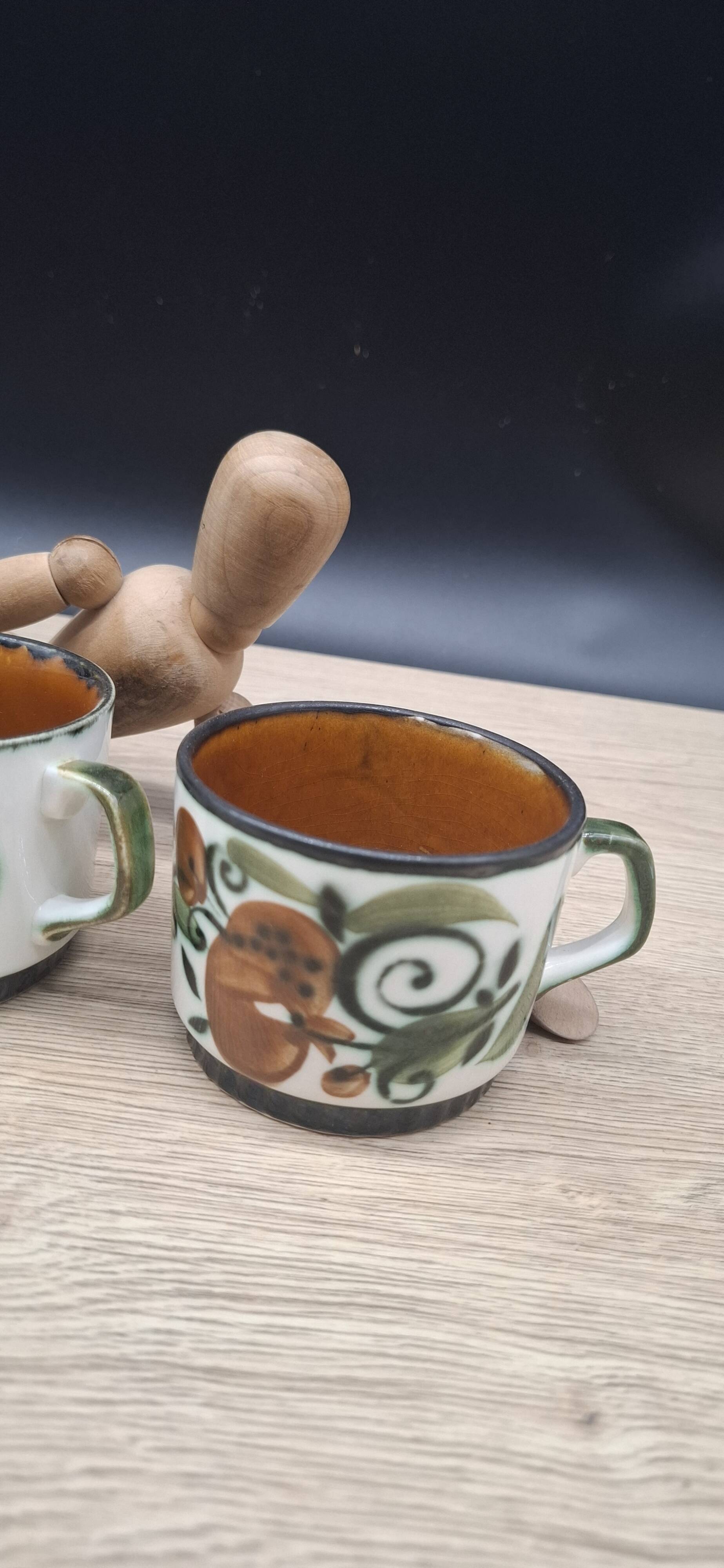 Set of 4 Argenteuil Boch cups 1966