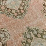 3x12 Vintage Blush Pink Classic Persian Runner Rug, 90x358Cm