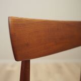 Set of four teak chairs, Danish design, 1960s, designer: H.W. Klein