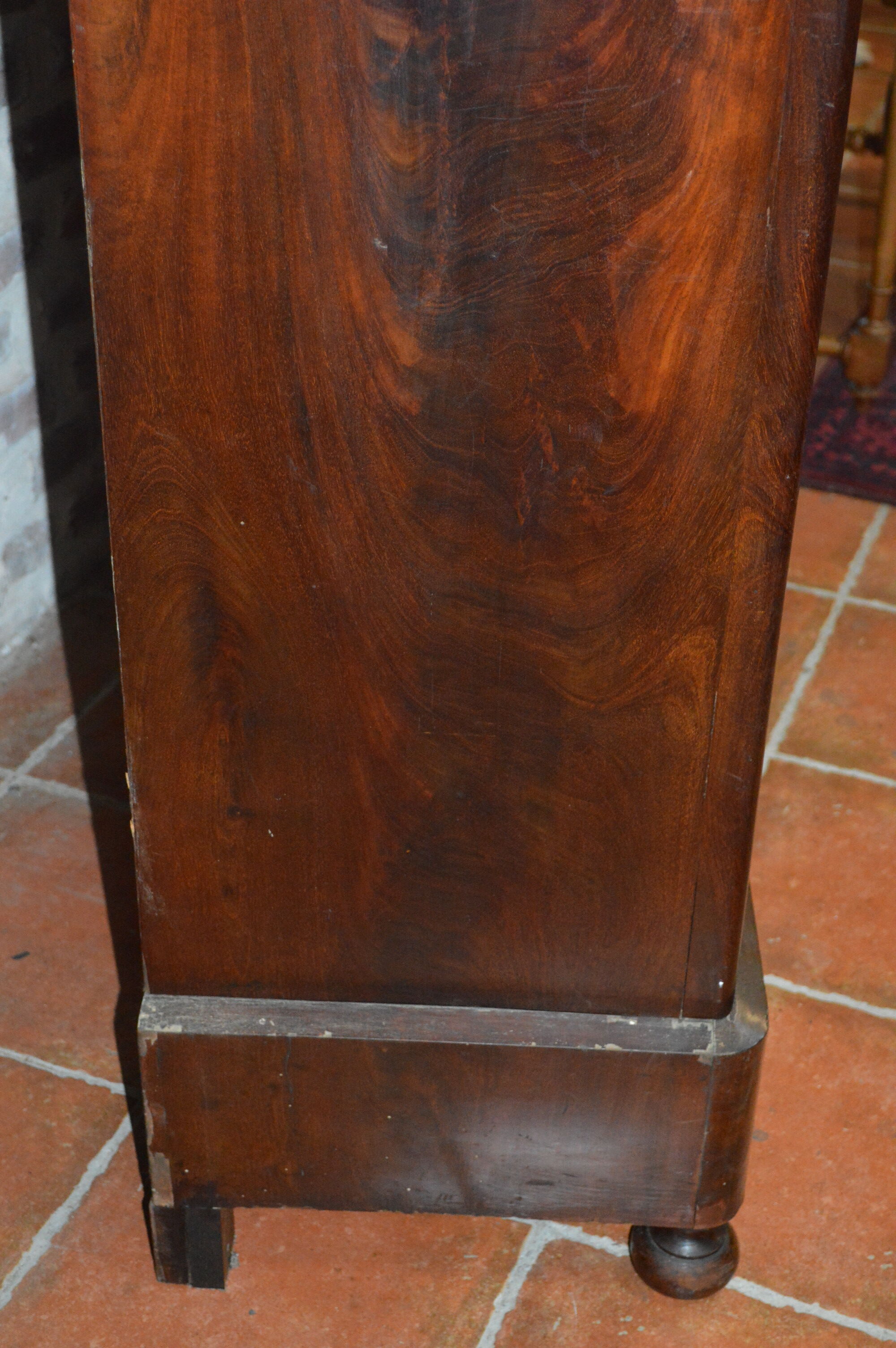 Bookcase mahogany Louis Philippe