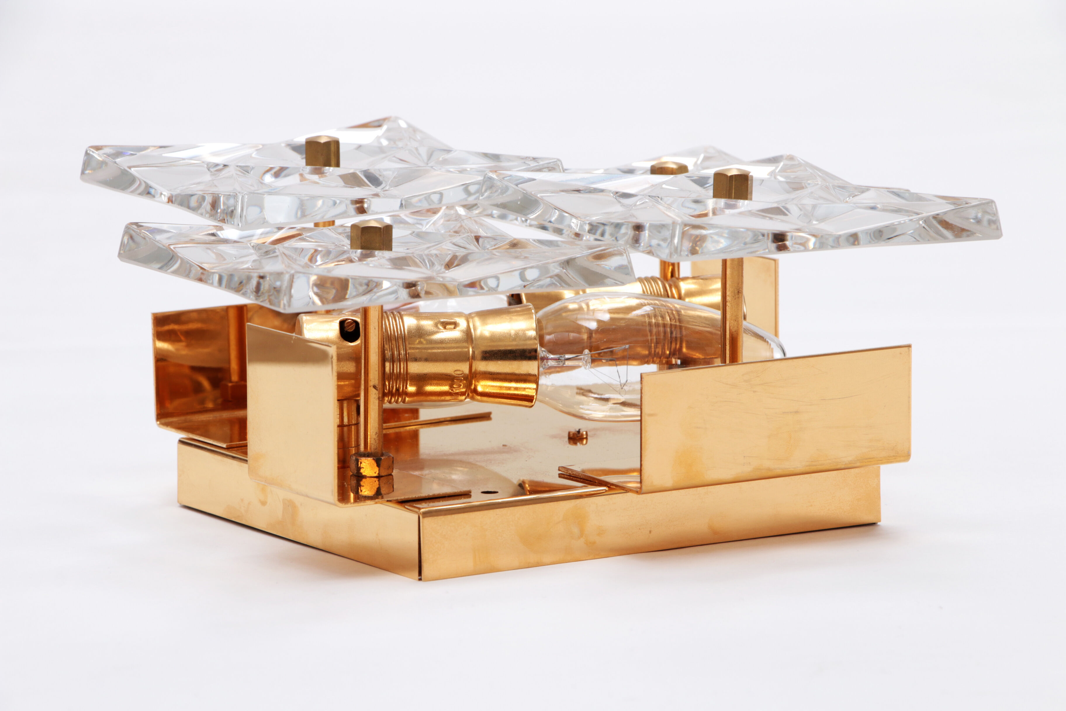 Kinkeldey wall lamp Gold-Plated Germany 1970