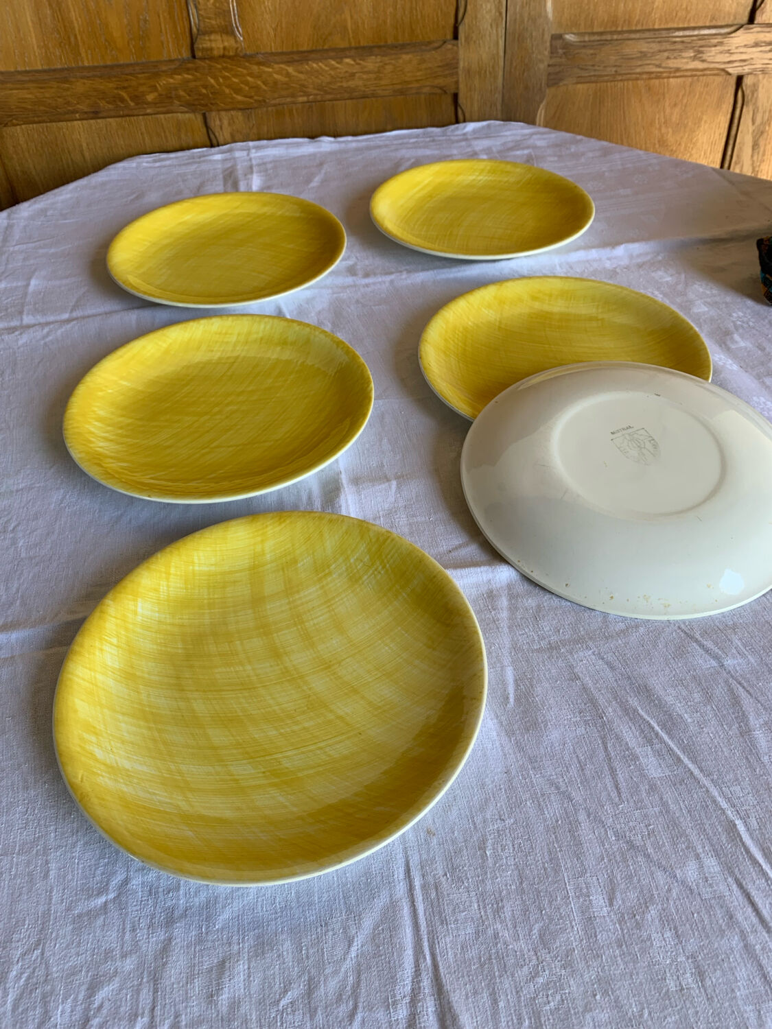 Set de 6 assiettes plates Salins