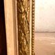Louis XV style mirror in wood and gilded and patinated stucco 19th century