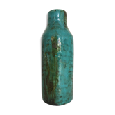 Vase de céramique en terre émaillée années 60s