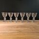 Harcourt service white wine glasses Baccarat
