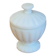 Vintage opaline glass bonbonnière with lid