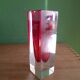 Sommerso Murano Vase