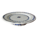 Old mounted plate, compotier in iron earthenware E. Bourgeois large deposit “Rouen XVIII”