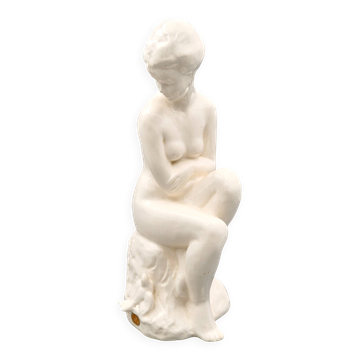 Figure féminine en céramique, Jihokera Bechyně, 1986, Tchécoslovaquie