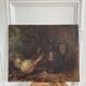 Oil on canvas old still life with jug