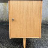 Maison Capelle desk, Scandinavian spirit, vintage, 60s.