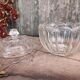 Vintage French glass candy box