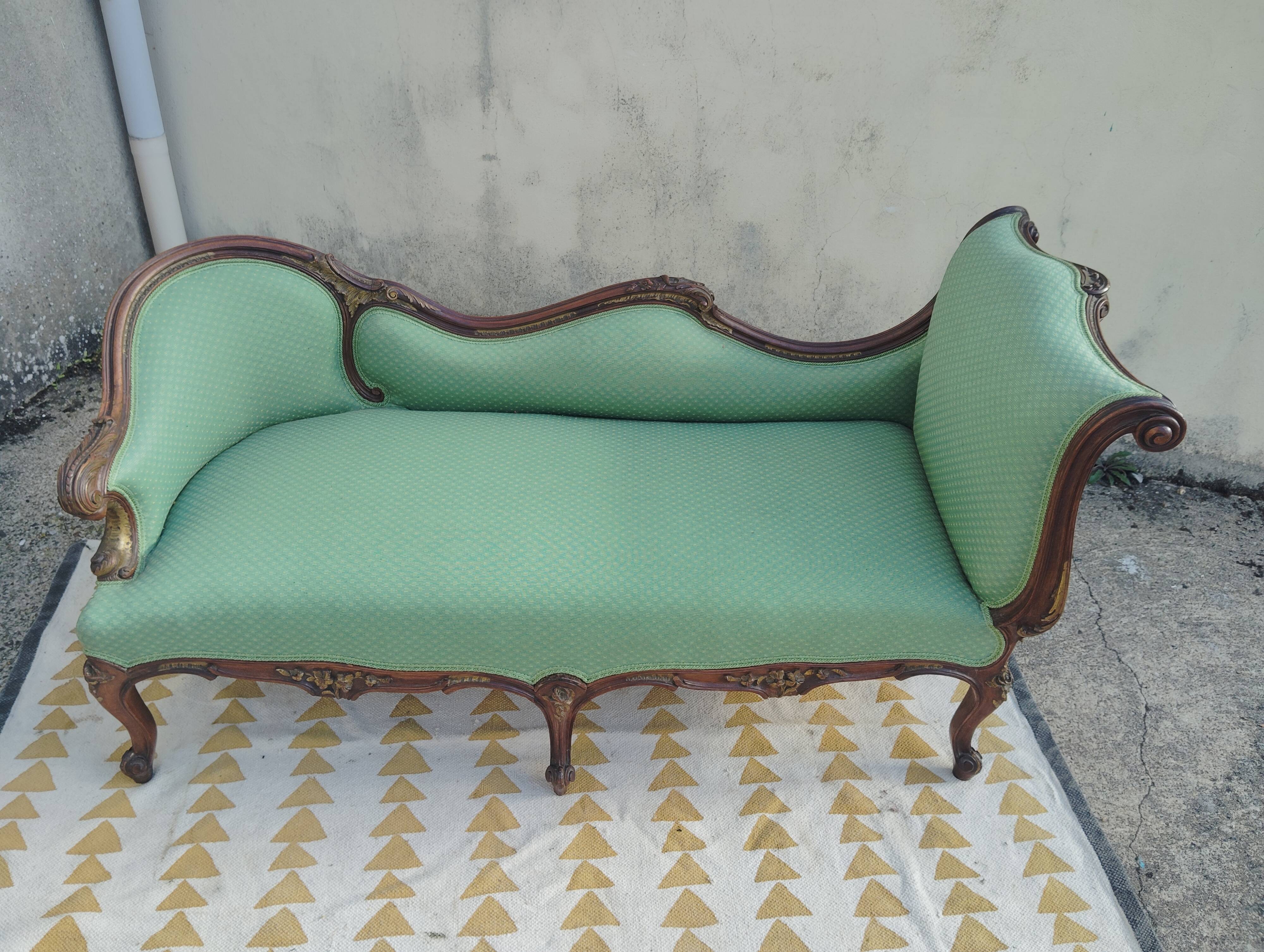 Louis XV style chaise longue or nightlight