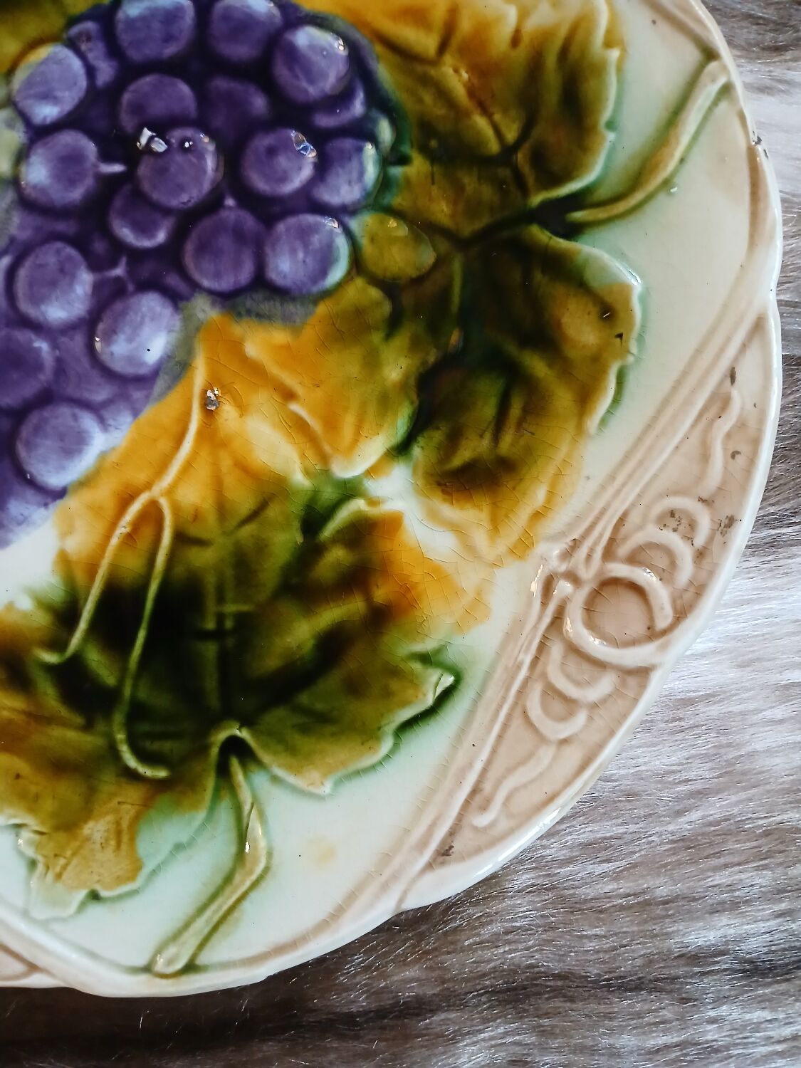 Antique slipware plate