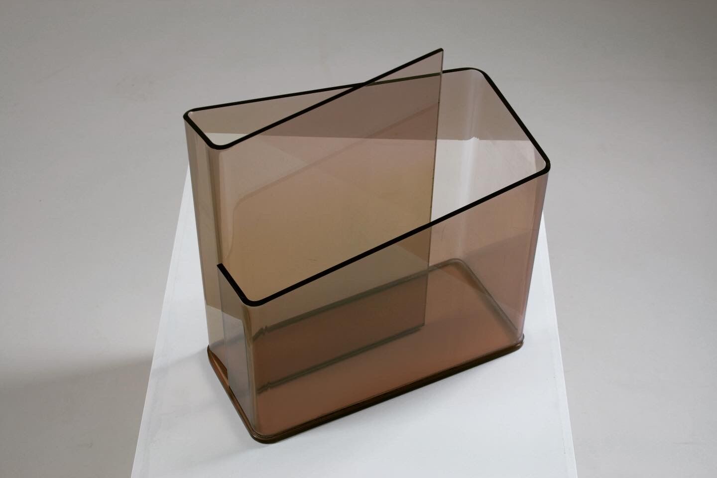 Plexiglass magazine rack for Roche Bobois, France 1970s