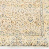 5x8 beige yellow tones turkish rug 247x152cm