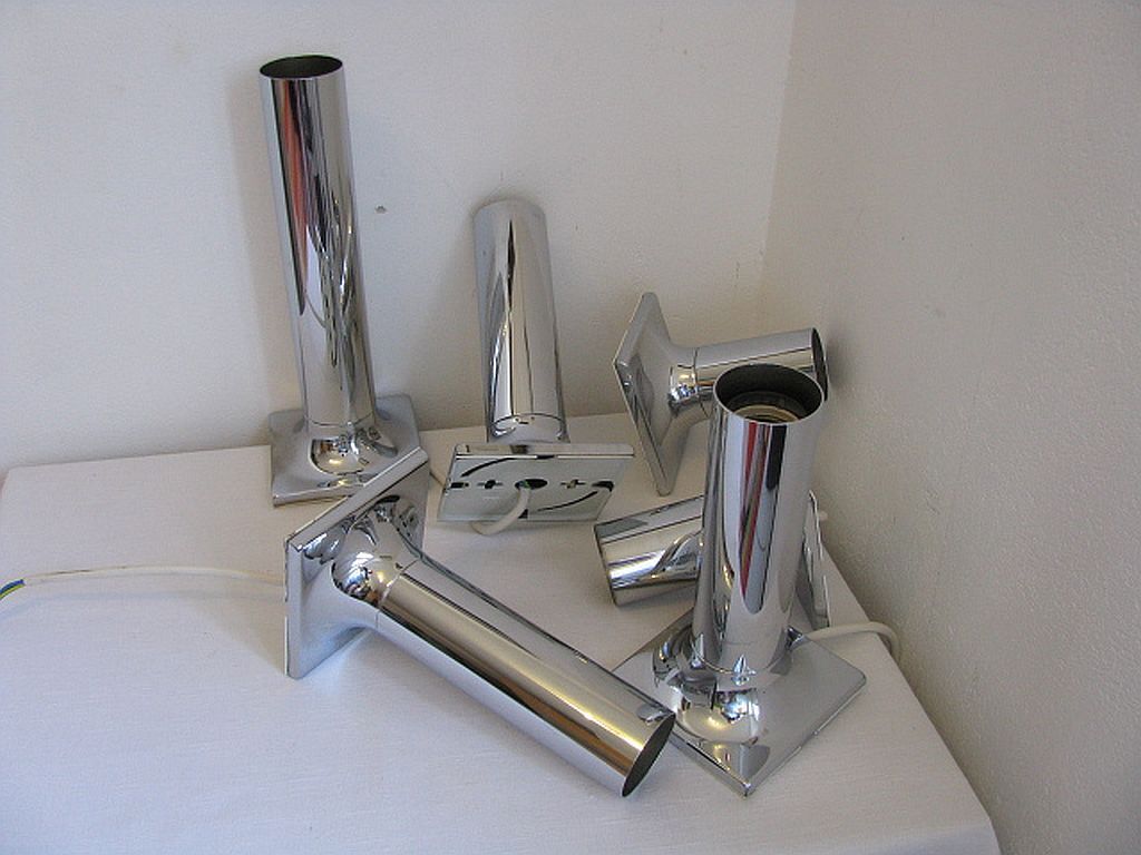 Wall lamp by Rolf Krüger for Staff, 1970s, set of 6