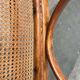 Curved wooden rocking chair Art Nouveau Jugendstil by Fischel, Austria, 1910s