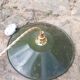 Green enamelled hanging