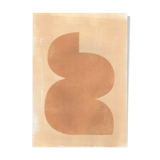 Painting on paper 30x40cm illustration dated