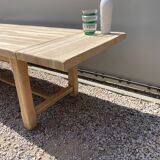 Stripped farmhouse table extensions up to 280 cm