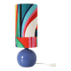 Handcrafted table lamp – Vintage ceramic and graphic design