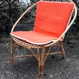 Rattan armchair