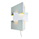 Triangular Geometric Wall Lamp By J.J.M. Hoogervorst For Anvia Nederland, The Netherlands 1960S