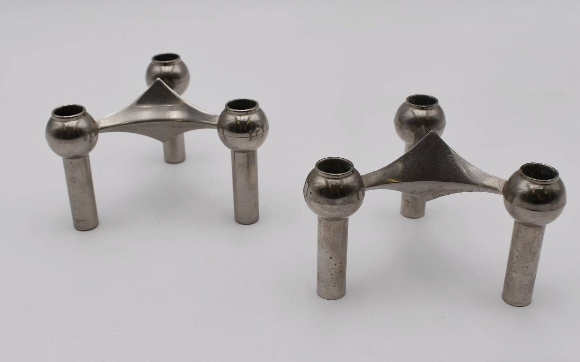 Two candlesticks by Fritz Nagel