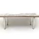 "transepoca" wooden coffee table by carmelo la gaipa, italy 2018