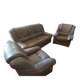 three-seater sofa and two armchairs