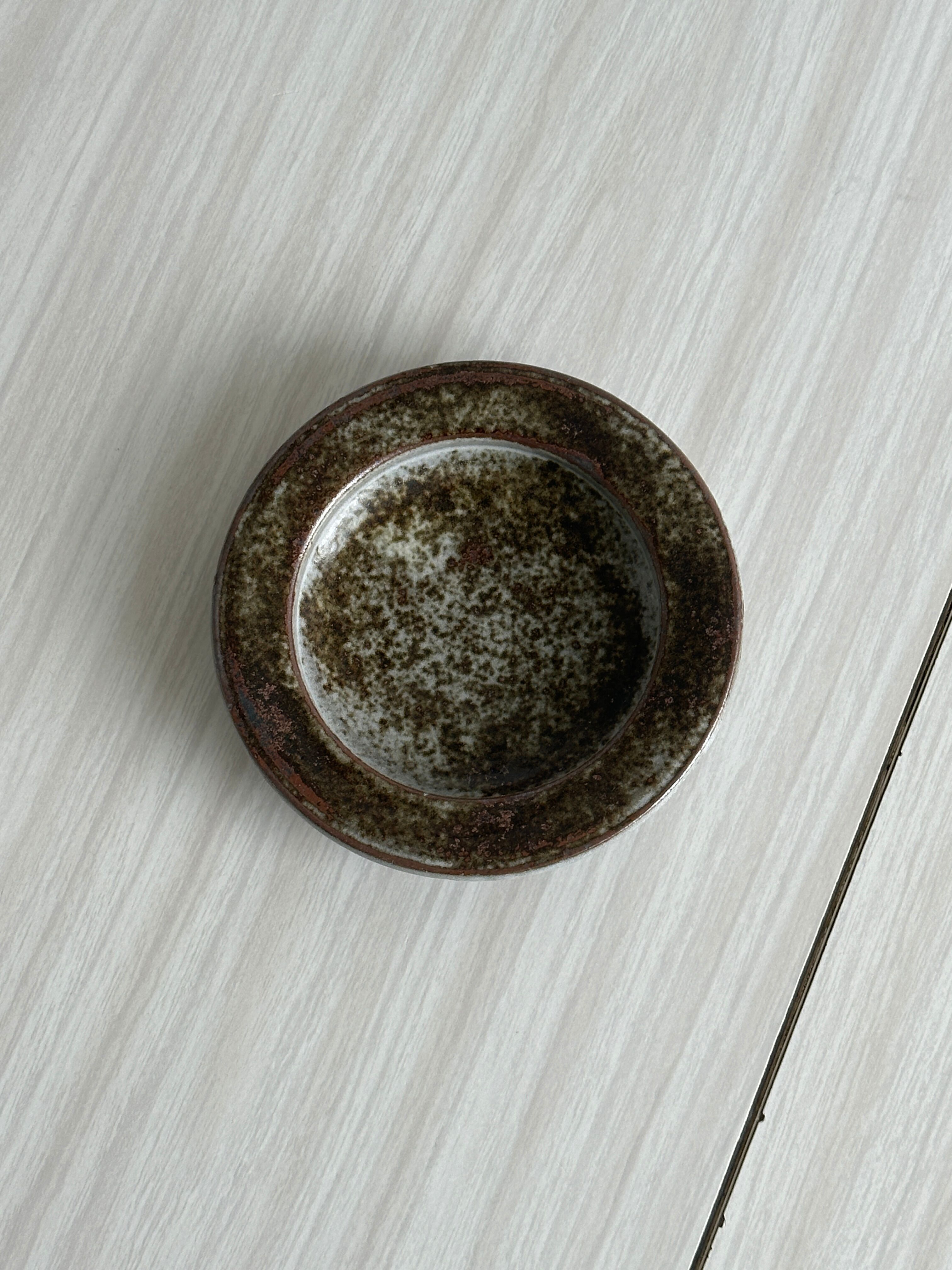 old ceramic bowl or empty pocket