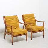 Paire de fauteuils Modèle FD 144 par Peter Hvidt et Orla Mølgaard-Nielsen, Danemark - années 1950