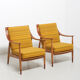 Pair of Armchairs Model FD 144 by Peter Hvidt and Orla Mølgaard-Nielsen, Denmark - 1950's