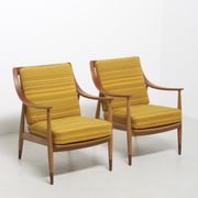 Pair of Armchairs Model FD 144 by Peter Hvidt and Orla Mølgaard-Nielsen, Denmark - 1950's