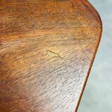 2 brutalist elm stools by Aranjou