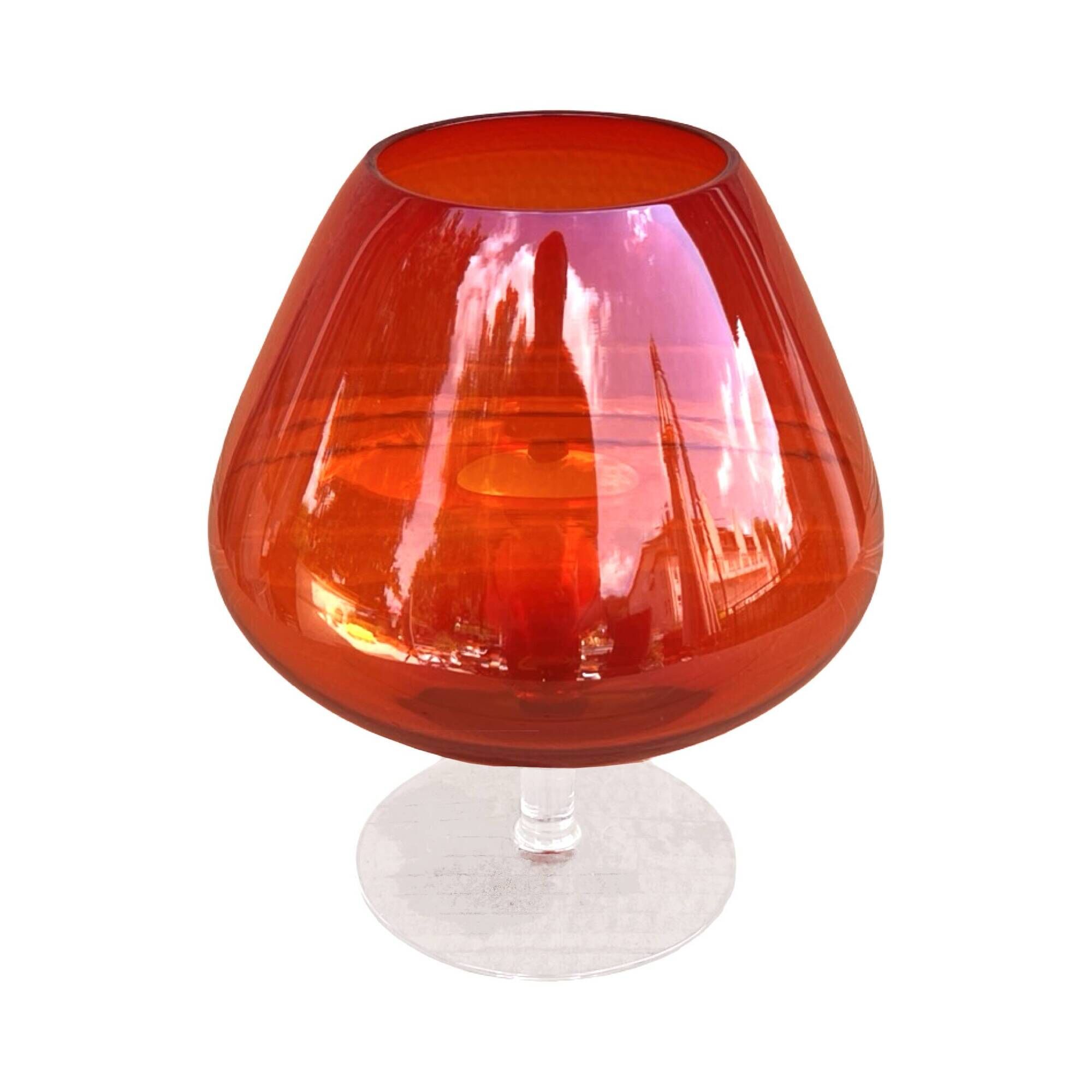 Large cup vase HSG Ząbkowice designed by Ludwik Fiedorowicz Poland 1970s