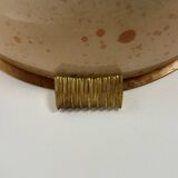 Vintage wall lights, brass and perspex, France, 1970.