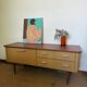 Enfilade vintage meuble bas tv pieds compas