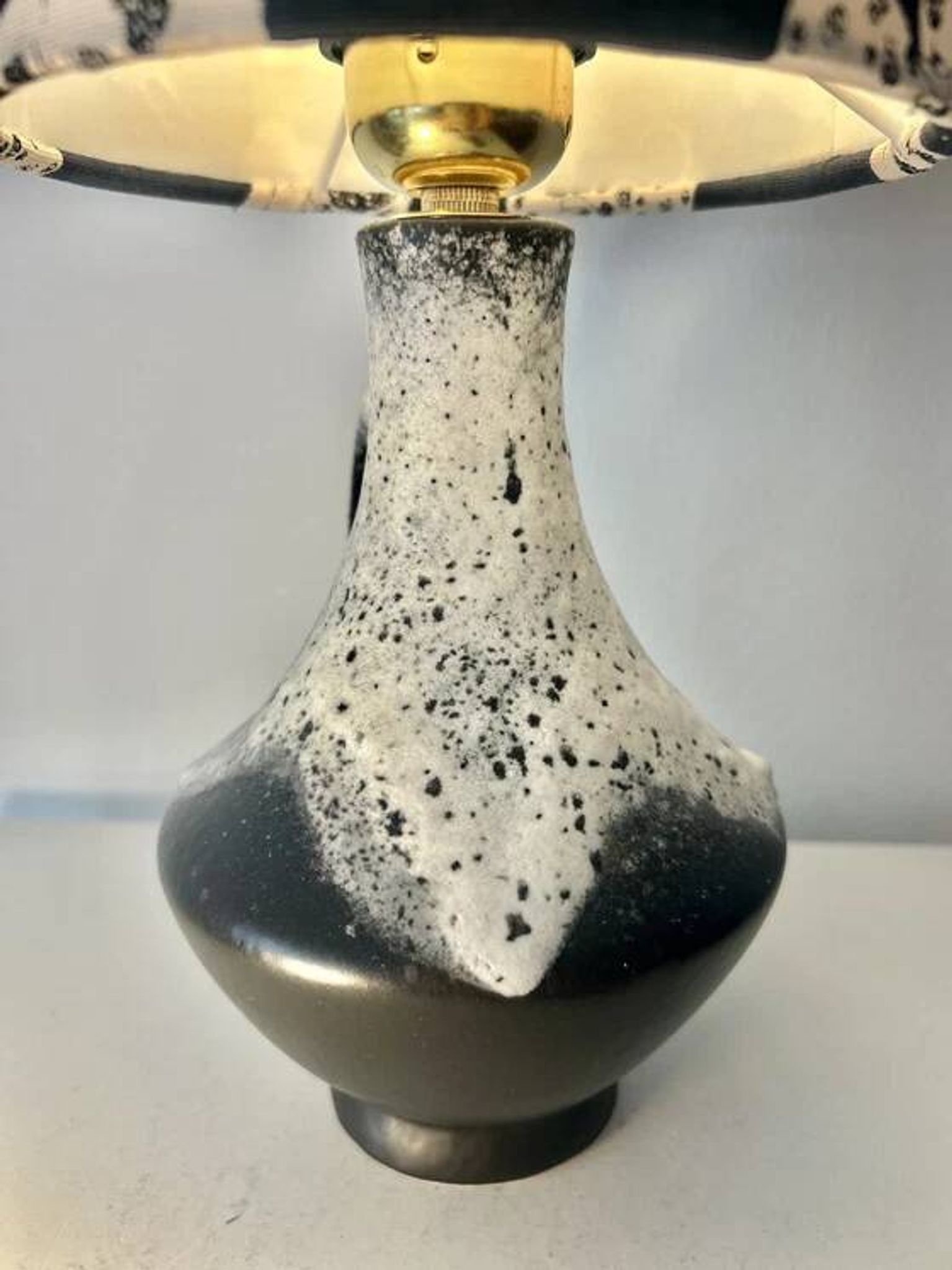 Rare design lamp in ceramic from West Germany by Bay Keramik - cordless, suitable for outdoor use.