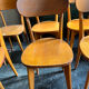 Set of 10 bistro chairs