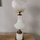 Lampe en opaline vintage