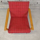 Vintage red armchair