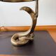 Cobra sculptural lamp in brass – Vintage French work, circa 19