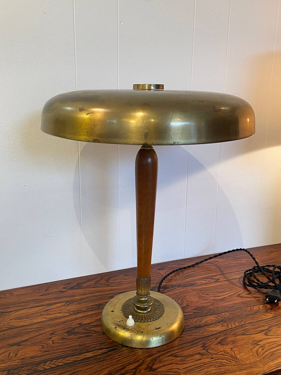 Scandinavian table lamp by Einar Bäckström, 1940s