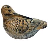Earthenware terrine – Rare woodcock by Michel Caugant