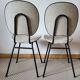 Lot de 4 chaises vintage années 50/60
